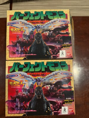 Godzilla Vs Perfect Mothra Set A And B Toy 6 Figure Set Bandai New 1998-image