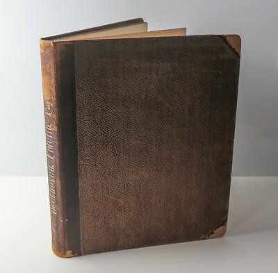 Leather Bound album Beethoven Fidelio Opera musical score Leipzig C.F. Peters-image