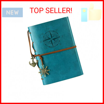 MALEDEN Leather Writing Journal Notebook, Classic Spiral Bound Notebook Refillab-image