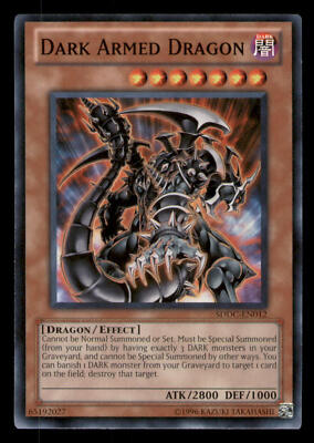 Yugioh Dark Armed Dragon #SDDC-EN012 Structure Deck: Dragons Collide LP-image