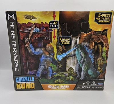 Godzilla vs Kong Monsterverse Hollow Earth 6-Inch Playset Figures & Diorama Set-image