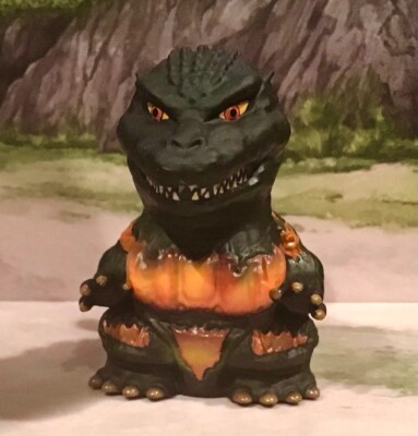 GODZILLA BURNING SD VINYL FINGER PUPPET FIGURE-image