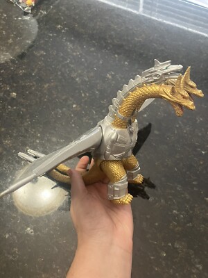 1998 Bandai TOHO Godzilla Mecha KING GHIDORAH Vinyl Figure-image