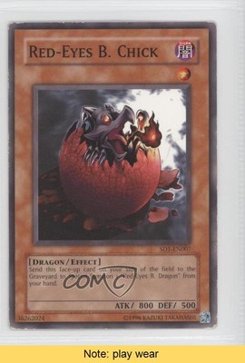 Red-Eyes B Chick Unlimited YuGiOh Dragon's Roar Structure Deck #SD1-EN007 0j6-image