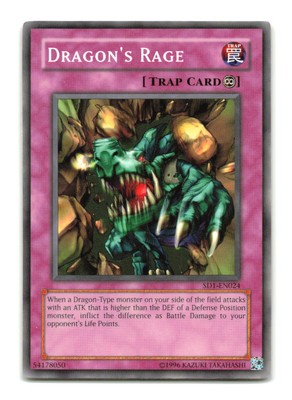 Dragon's Rage - SD1-EN024 - YuGiOh-LP-image