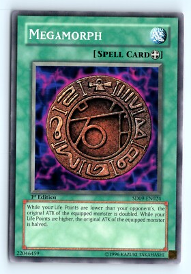 Yu-Gi-Uh Megamorph #SD09-EN024 Structure Deck: Dinosaur's Rage tcg LP-image