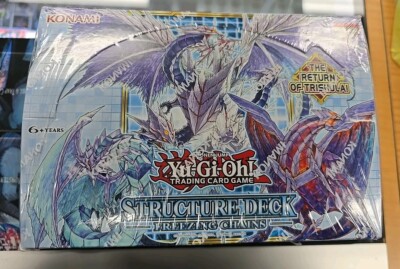 YU-GI-OH! SHONEN JUMP THE RETURN OF TRISHULA FREEZING CHAINS STRUCTURE DECK BOX-image