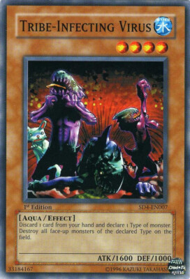 Tribe-Infecting Virus - Structure Deck: Fury from the Deep (SD4) 1st Edition-image