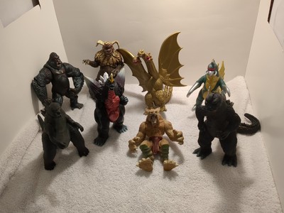 7 Godzilla 2000 Millennium Action Figure Godzilla King Kong GASHAPON Kaiju -image