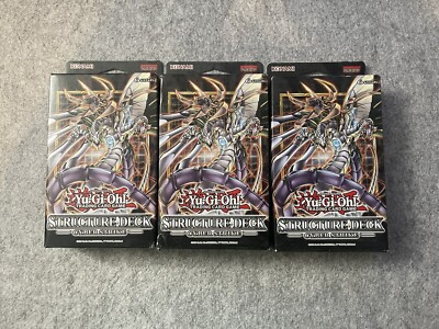 Yugioh TCG Structure Deck Cyber Strike English 1st Edition 3X-image