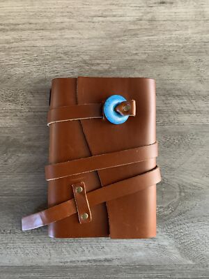 Portland Leather Goods Journal Notebook Bound Sketch Writing Diary Deckle Book-image