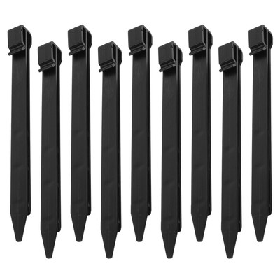 20 Pcs Gardening Plastic Floor Nails Outdoor Stakes Ground Staples for Membrane-image