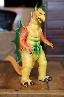 Vintage Godzilla Monster Toy Action Figure Imperial 80s Dragon-image