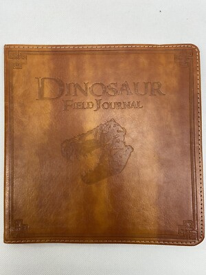 Dinsosaur Field Journal Leather Bound Book, Free Shipping-image