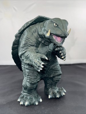 VINTAGE BANDAI 7.5” Walking GAMERA Figure Rubber Suit Toy godzilla-image