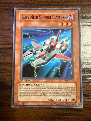 Heavy Mech Support Platform SD10-EN011 Structure Deck: Machine Re-Volt 1st...-image