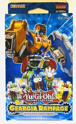 YuGiOh Geargia Rampage Structure Deck 1st Edition Factory Sealed Deck-image