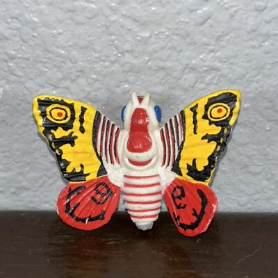 Vintage 1994 Trendmasters Godzilla Mothra Action Figure 3” EUC RARE-image