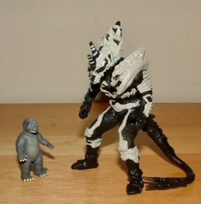 BANDAI Battle G Set 2004 MINYA vs MONSTER-X Vinyl Mini Figure Final Wars NEW-image