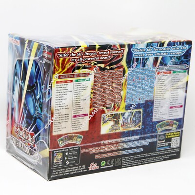 Yugioh TCG Egyptian God STRUCTURE DECK 1st Edition DISPLAY Box (8 Decks) SEALED-image