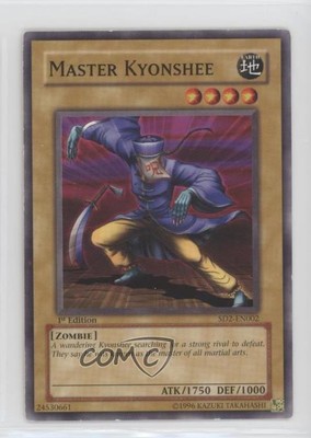 2005 Yu-Gi-Oh! Zombie Madness Structure Deck 1st Edition Master Kyonshee 0l37-image