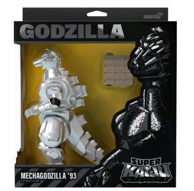 MECHAGODZILLA '93 SUPER KAIJU-SUPER 7-Toho Deluxe, 1Size, MUNSTA Silver.-image