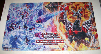 YuGiOh Promotional Playmat Structure Deck Albaz Strike New Unused 2020-image