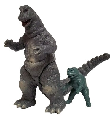 Y-MSF YMSF Gray Godzilla (1967) 6 inch figure & Infant Miniya figure-image