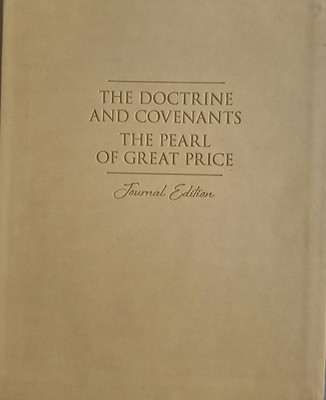Doctrine and Covenants Journal Edition : Large Print Faux Leather by Softcover-image