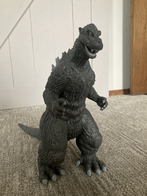Vintage 1998 First Godzilla Soft Vinyl Figure Toho Kaiju Series BANDAI-image