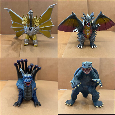 Ultraman Figure Soft Vinyl Kaiju Lot of 4 Authentic Bandai Action Monsters-image