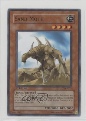 2006 Yu-Gi-Oh! Invincible Fortress Structure Deck 1st Edition Sand Moth 0ie5-image