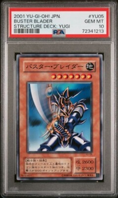 YUGIOH Japanese Structure Deck Yugi BUSTER BLADER YU-05 PSA 10 GEM MINT Pop 1-image