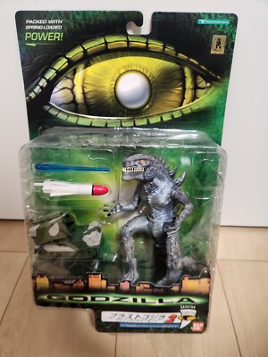 Blast GODZILLA with Rocket Launcher Set 2 Figure 1998 NEW TRENDMASTERS BANDAI-image