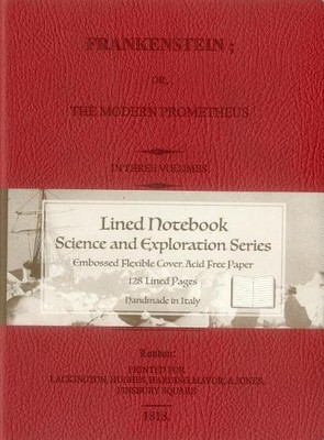 Frankenstein: Dark Red Lined Journal (Leather Bound) (UK IMPORT)-image