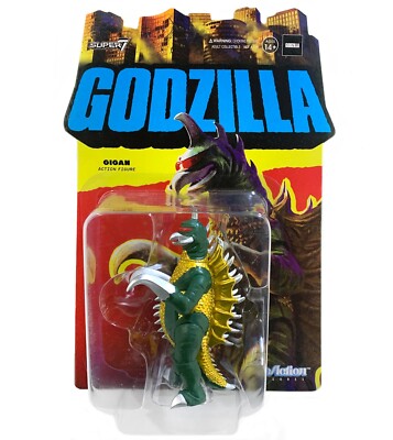 Godzilla vs Gigan Super7 Toho 4-Inch ReAction Figure Wave 2 2022 NEW SEALED-image