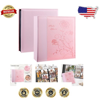 Large Capacity 1000-Photo Album with Beautiful Black Pages for Lasting Memories-image
