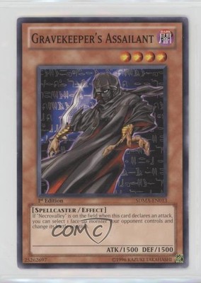 2010 Yu-Gi-Oh! Marik Structure Deck 1st Edition Gravekeeper's Assailant 0k8a-image