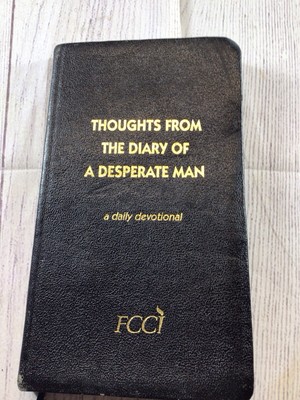 Vintage 1999 Thoughts From The Diary Of A Desperate Man Black Leather-image