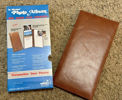 Vintage Pioneer SF-35 Le Memo Photo Album 100 Memo Flip Pockets 3.5