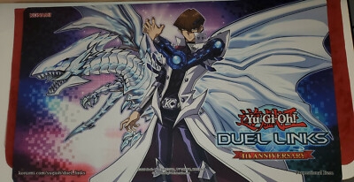 Yu-Gi-Oh! Duel Links 4th Anniversary Kaiba Blue-Eyes Playmat-image
