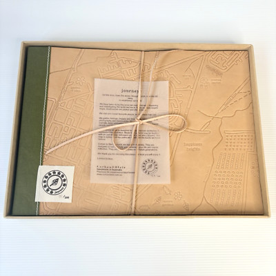 Corban & Blair Photo Album Leather Travel Pics Australian Made Limited Edition-image