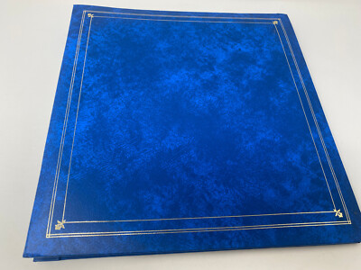 Pioneer Photo Album Full Size Album 4X6 300 Slip in Pockets Blue MP 300 New-image