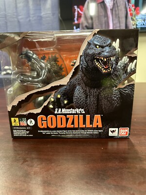 Bandai 60th S.H.MonsterArts Godzilla Action Figure 2014  US seller-image