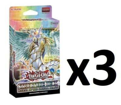 Yugioh TCG Legend of the Crystal Beasts 1st Edition Structure Decks x 3 SEALED!-image