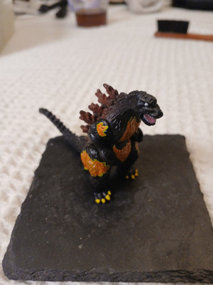 GODZILLA Burning Godzilla FIRE Action Figure 3 Tall KO bootleg Kaiju-image