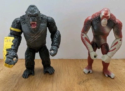 Godzilla X Kong The New Empire Movie Action Figures Kong/Skar King Playmates GUC-image