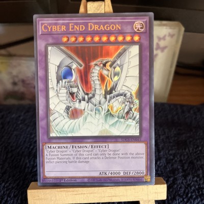 Yugioh 1st Edition Cyber End Dragon Ultra Rare Holo SDCS-EN041 NM/M-image