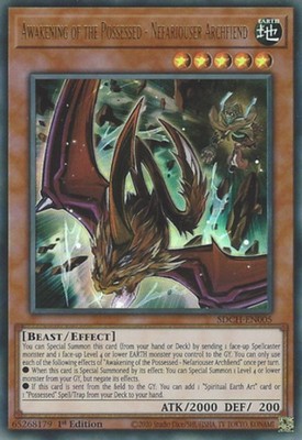 Awakening of the Possessed - Nefariouser Archfiend - SDCH-EN005 - Ultra Rare - 1-image
