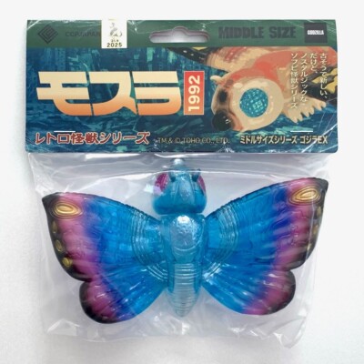 Godzilla Ex Vol.6 CCP Middle Size Series Mothra 1992 Clear-Blue-Pink Ver. New-image